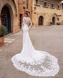 Aubrite Dress From Pronovias 2020 Collection Pronovias2020 Longsleevesweddingdress Lo Wedding Dresses Lace European Wedding Dresses Wedding Dress Couture
