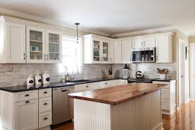 Lancaster white shaker kitchen and vanity cabinets, in stock and ready to ship. Fabuwood Cabinetry Open Door Cabinetry Design