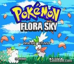 Pokemon Flora Sky Hack Rom Download For Gameboy Advance Gba Coolrom Com Pokemon Gba Sky Games