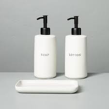Keep bathroom supplies such as cotton balls, cotton swabs, toothpaste, toothbrushes, and more contained and clean with bathroom canisters. Matte Bathroom Accessories Target