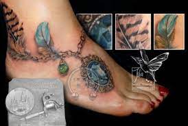 Weitere ideen zu fußkettchen tattoo, tätowierungen, tattoo ideen. Stephan Tempel Fusskette Amulett Tatowiert Von Julia Tempel Tattoos Von Tattoo Bewertung De