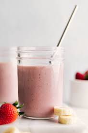 To make healthy thick shake, skip adding ice cream and sugar and add extra 1/2 banana (total 1 banana) in this recipe. Strawberry Banana Smoothie Chelsea S Messy Apron