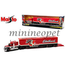 MAISTO DESIGN CUSTOM HAULER INTERNATIONAL LONE STAR 164 EDELBROCK RED  12418-EBK