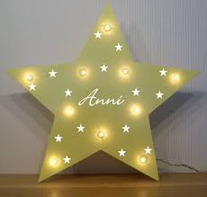 nachtlicht kleine sterne lampe geschenk baby geburt taufe personalisiert led ebay wohnideen dekoration nachtlicht kinderzimmer baby diy