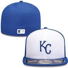 Kansas City Royals New Era Mlb Diamond Tech 5950 Fitted Hat Blue Fitted Hats Caps Hats Hats