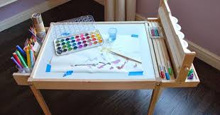 Design Ingenuity Diy Kids Craft Table Kids Craft Tables Kids Art Table Toddler Art Table