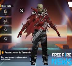 Em free fire é permitido escolher. Novo Diamante Royale Esqueleto Maligno Free Fire News