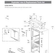 Official LG LRFOC2606S/00 bottom-mount refrigerator parts ...