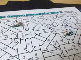 10 Activities To Practice Finding The Common Denominator Like A Boss Common Denominators Least Common Denominator Denominator