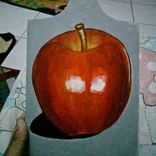 Buah yang di gambar ini dipercaya memiliki kandungan yang bagus untuk ibu hamil. 41 Gambar Lukisan Apel Terbaik Lingkar Png