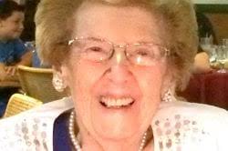 Patricia Holahan, St. Martin parishioner, former secretary, at 87