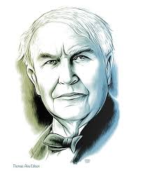 Specifically, no one did more to shape the physical/cultural makeup of present day. Thomas Edison Thomas Art Pencil Art