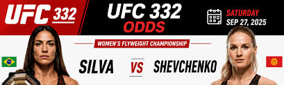 UFC 332 Odds for Silva vs. Shevchenko and Talbott vs. Figueiredo
