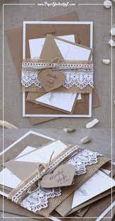 Burlap And Lace Wedding Invitations Personalized Wedding Invitations Kit Lace Wedding Invitations Country Wedding Invitations Personalised Wedding Invitations