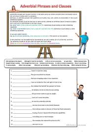 Adverbials English Esl Worksheets For Distance Learning And Physical Classrooms In 2020 Adverbial Phrases English Grammar Worksheets Teaching Jobs
