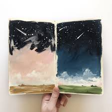 Shooting Stars Art Art Painting Art Journal Inspiration