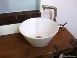 How To Make A Vessel Sink From A Serving Bowl Little Victorian