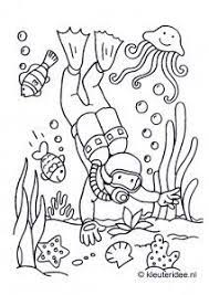 Padi is the world's leading scuba diver training organization. Duiker Onder Water Kleurplaat Voor Kleuters Thema Zeeland Kleuteridee Nl Scuba Diver Coloring Pa Summer Coloring Pages Coloring Pages Ocean Coloring Pages