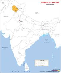 Kashmir maps perry castaneda map collection ut library online. Location Map Of Jammu And Kashmir