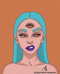 Pin By Leilani Tanner On Art Trippy Drawings Trippy Painting Art Drawings Learn how to draw realistic eyes with this simple drawing tutorial from drawing made easy. pinterest