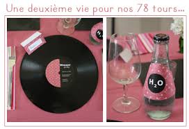 32 idées pour ranger votre collection de disques vinyles ce. Une Deuxieme Vie Pour Vos 78 Tours Decoration De Table Tomate Cerise