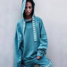Kappa Oversize Hoodie Sweatshirt In Tape Design C2h4 Sweatshirts Oversized Hoodie Sweatshirts Sweatshirts Hoodie
