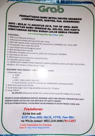 Grab bike, grab taxi, grab car, grab food, grab express, dll. Pendaftaran Grab Motor 2019 Alamat Kantor Grab Indonesia