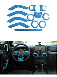 Only icy coutures car bling is lifetime warranted! 2011 2017 Jeep Wrangler Jk Complete Interior Trim Bezel Kits 12pc Sets 10 Colors Modern Gen Auto Jeep Interiors Jeep Wrangler Accessories Jeep Wrangler Interior