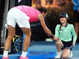 For her, probably it was not a good moment, he told the crowd after. Video Rafael Nadal Accidentally Hits Ballgirl Plants Kiss To Apologise Tennis Gulf News