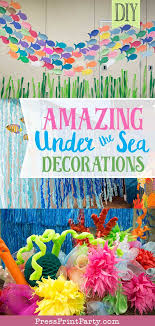 You can pick up some of these awesome ideas from the world under the water to decorate kid's room or make an amazing themed party. Amazing Under The Sea Decorations Vbs Or Party Press Print Party