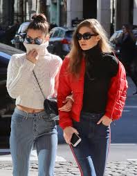 It is inevitable bella will be photographed by. Gigi And Bella Hadid Wearing The Same Clothes Popsugar Fashion