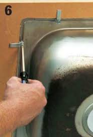 Stainless steel sinks require clips that have to be installed. Installing Kitchen Sinks Home Improvement And Repair Solution