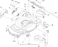 Toro *attachments exploded view parts lookup by model. Toro 20016 22in Recycler Lawnmower 2005 Sn 250000001 250999999 Parts Diagram For Engine Assembly Tecumseh Lv195ea 362003b