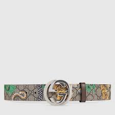 Gucci Gucci Bengal Gg Supreme Belt Mens Designer Belts Leather Belts Men Mens Belts