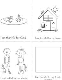 I Am Thankful For Mini Book Mini Books Thankful Activities Toddler Books