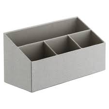 Great prices on desktop tool holder & more storage & organization. Update Your Workspace With This Desktop Organizer In A Soft Gray Color This Fabric Desktop Tool Holder Fro Desktop Organization Desk Organization Tool Holder