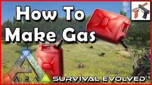 Ark Survival Evolved How To Craft Gasoline In Ark Gas Making Tutorial Tips Youtube