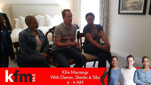 Listen to kfm 94.5 live. Kfm 94 5 Kfm Mornings Team Darren Sherlin And Sibs Meet Carlos Santana Facebook