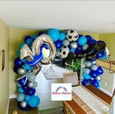 Themes start with matching tableware: 32pcs Football Balloons 12 Sport Theme Latex Balloon For Kids Baby Shower Birthday Party Supplies Decorations Party Supplies Toys Games Artduediligencegroup Com