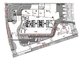 Commercial Building Ground Floor Plan Autocad File In 2020 Ground Floor Plan Floor Plans How To Plan