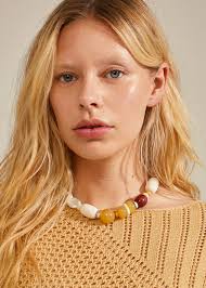 Pilgrim Sun Beaded Necklace