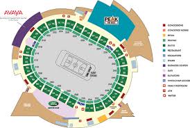 Seating Map See The Pepsi Center Seating Chart Maps