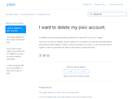 I want to delete my pixiv account. – pixiv Help Center