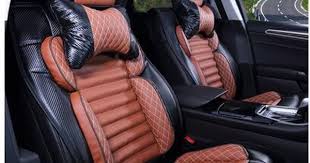 No Odor Carbon Fiber Leather Car Seat Covers For Audia6 Durable Fashion Comfortable Seat Cushion Car Seats Leather Car Seat Covers Carseat Cover