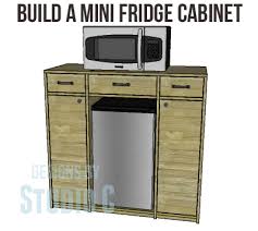 Build A Mini Fridge Cabinet Mini Fridge Cabinet Cabinet Plans Fridge Design