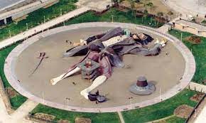 Playground Creates A Startling Aerial View Handmade Charlotte Cool Playgrounds Valencia Spain Valencia