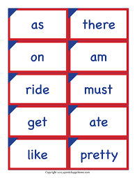 This is a set of flash cards for kids are sure to enjoy with their colorful illustrations! Kindergarten Sight Word Flash Cards Free Printable A Pretty Happy Home