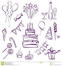 Birthday Party Theme Clipart Vector To Draw Google Search Birthday Party Set Vector Illustration Illustration