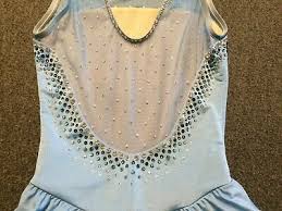 Del Arbour Light Blue Figure Skating Dress Child 4 6