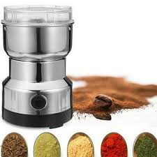 Moulin A Cafe Et Mixeur Electrique Broyeur Pour Grains De Cafe Graine De Lin Et Autres Epices Inox Achat Vente Moulin A Cafe Cdiscount